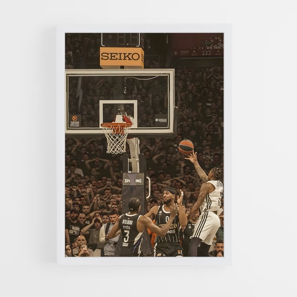 Poster Virtus de bologna – affiche Basketball (vue 3)